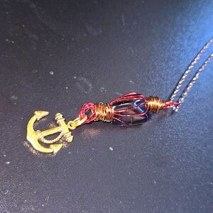 Handcrafted sailor necklace